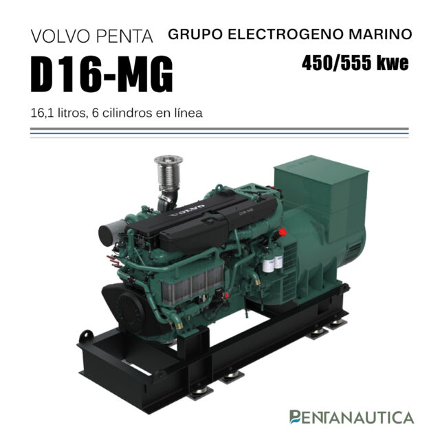 D16-MG Motor - Grupo electrógeno marino