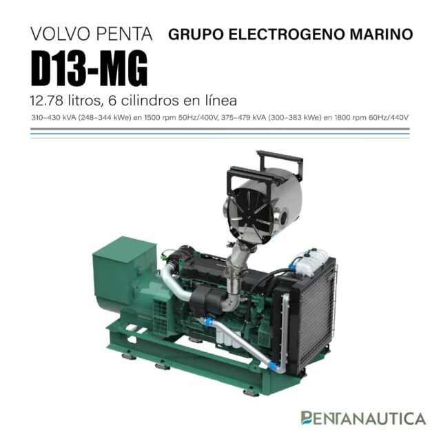 D13-MG Motor- Grupo electrógeno marino