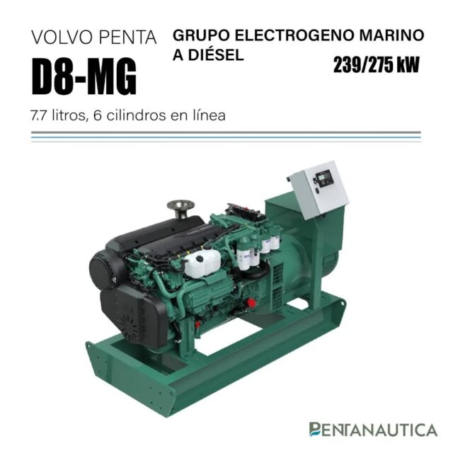 D8-MG Motor- Grupo electrógeno marino